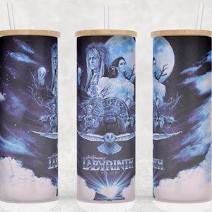 Frosted Glass Labyrinth 80's Movie Classic Cup Mug Tumbler 25oz